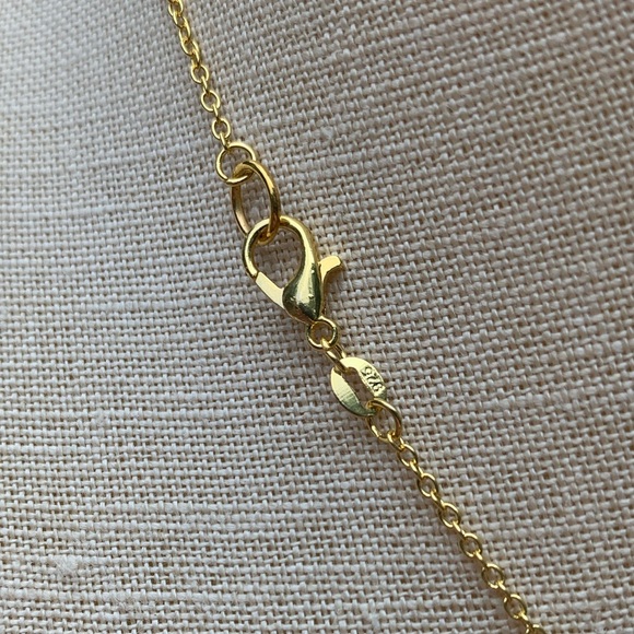 NWT Glass Bottle with Shard Confetti Necklace with Sterling Silver Plated Chain - Picture 16 of 16